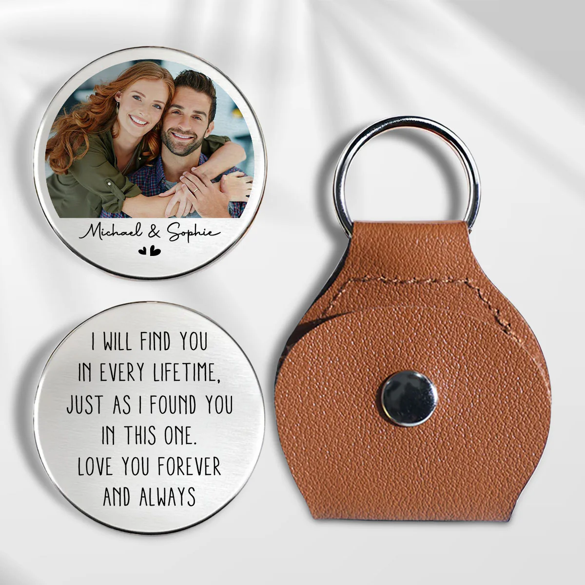 Love You Forever And Always - Personalized Custom Pocket Hug