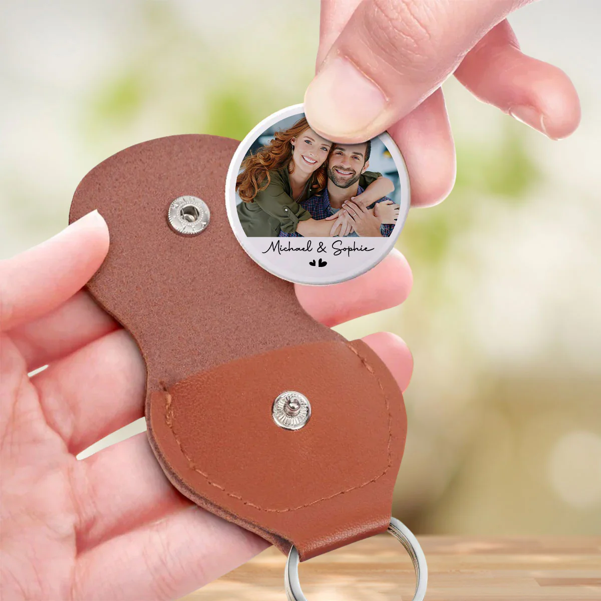 Love You Forever And Always - Personalized Custom Pocket Hug - Image 3
