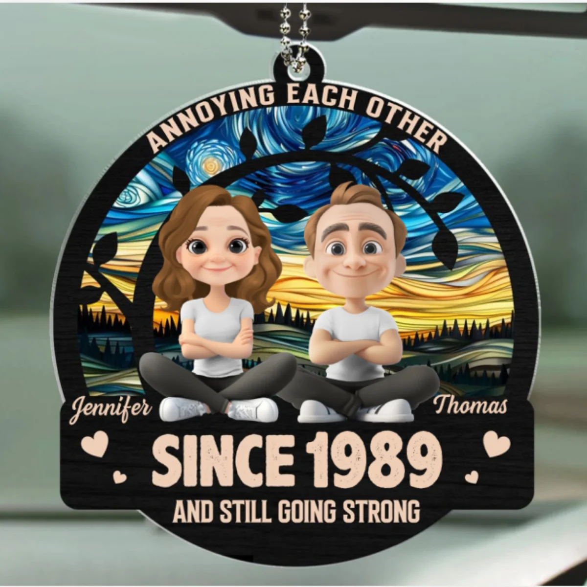 Love You Forever - Personalized Custom Car Ornament - Image 6
