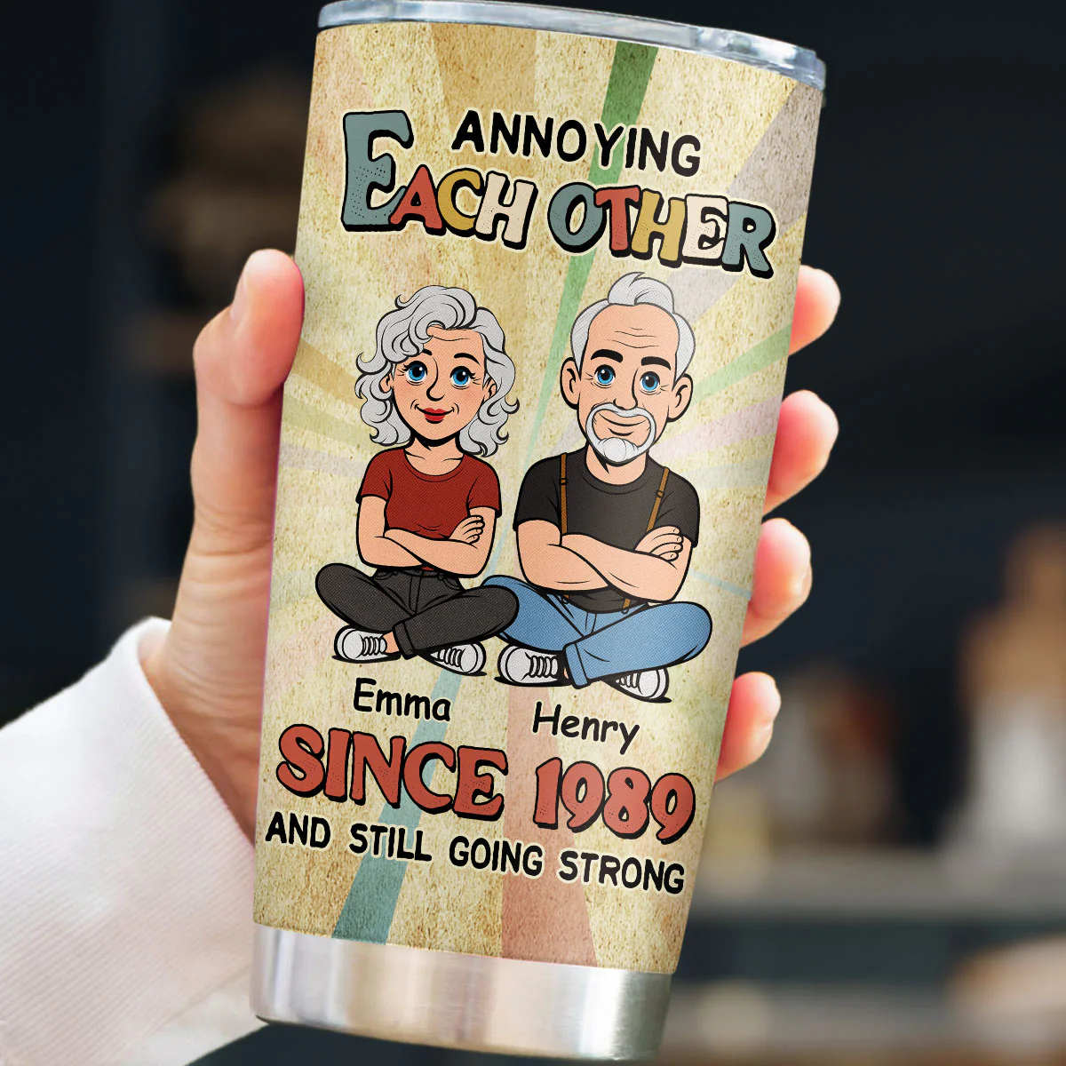 Love You Forever - Personalized Custom Tumbler - Image 5