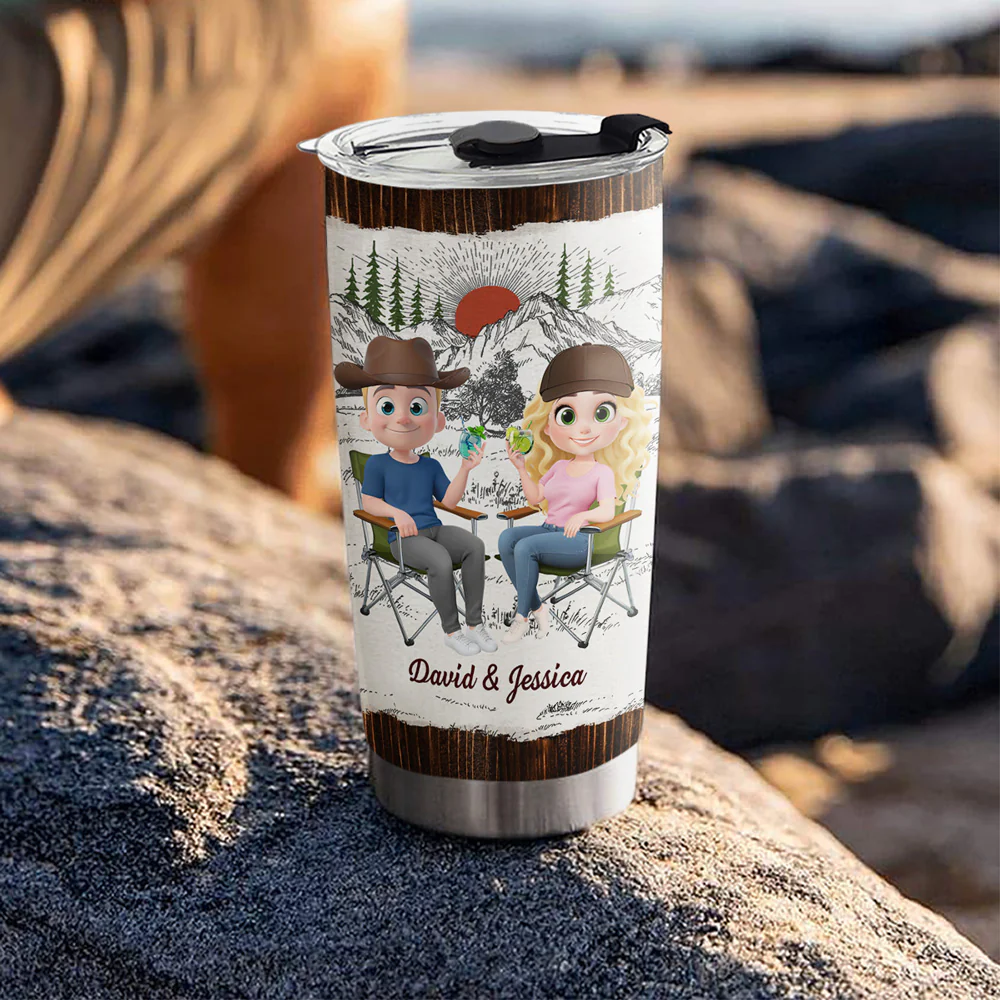 Love You Forever - Personalized Custom Tumbler - Image 2