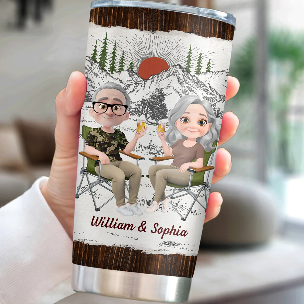 Love You Forever - Personalized Custom Tumbler - Image 4