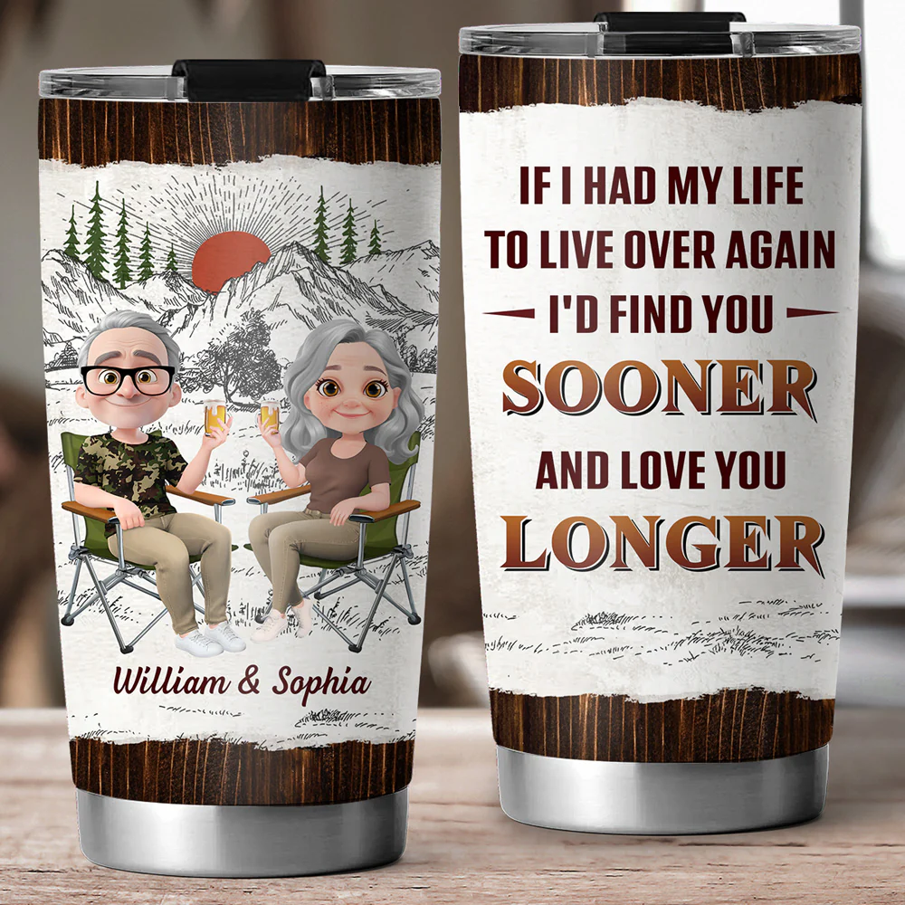 Love You Forever - Personalized Custom Tumbler - Image 5