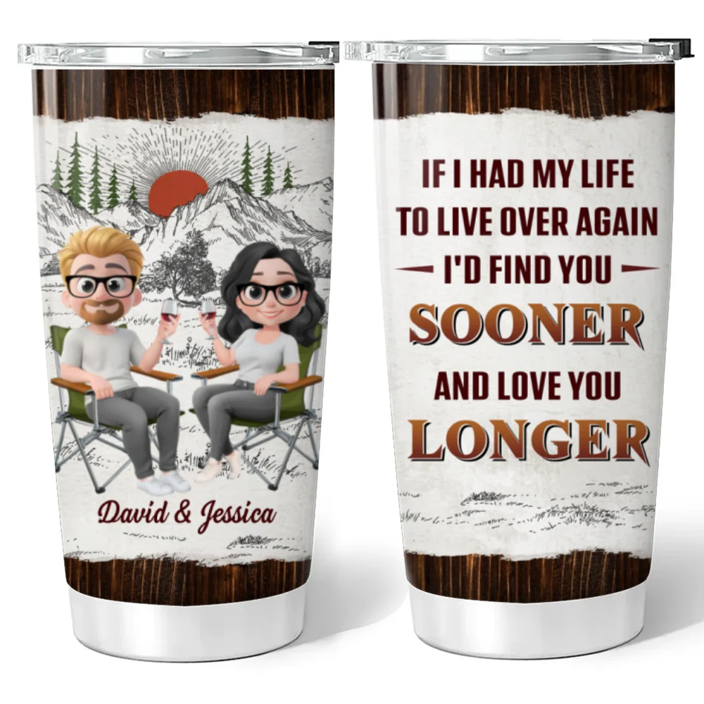 Love You Forever - Personalized Custom Tumbler - Image 6