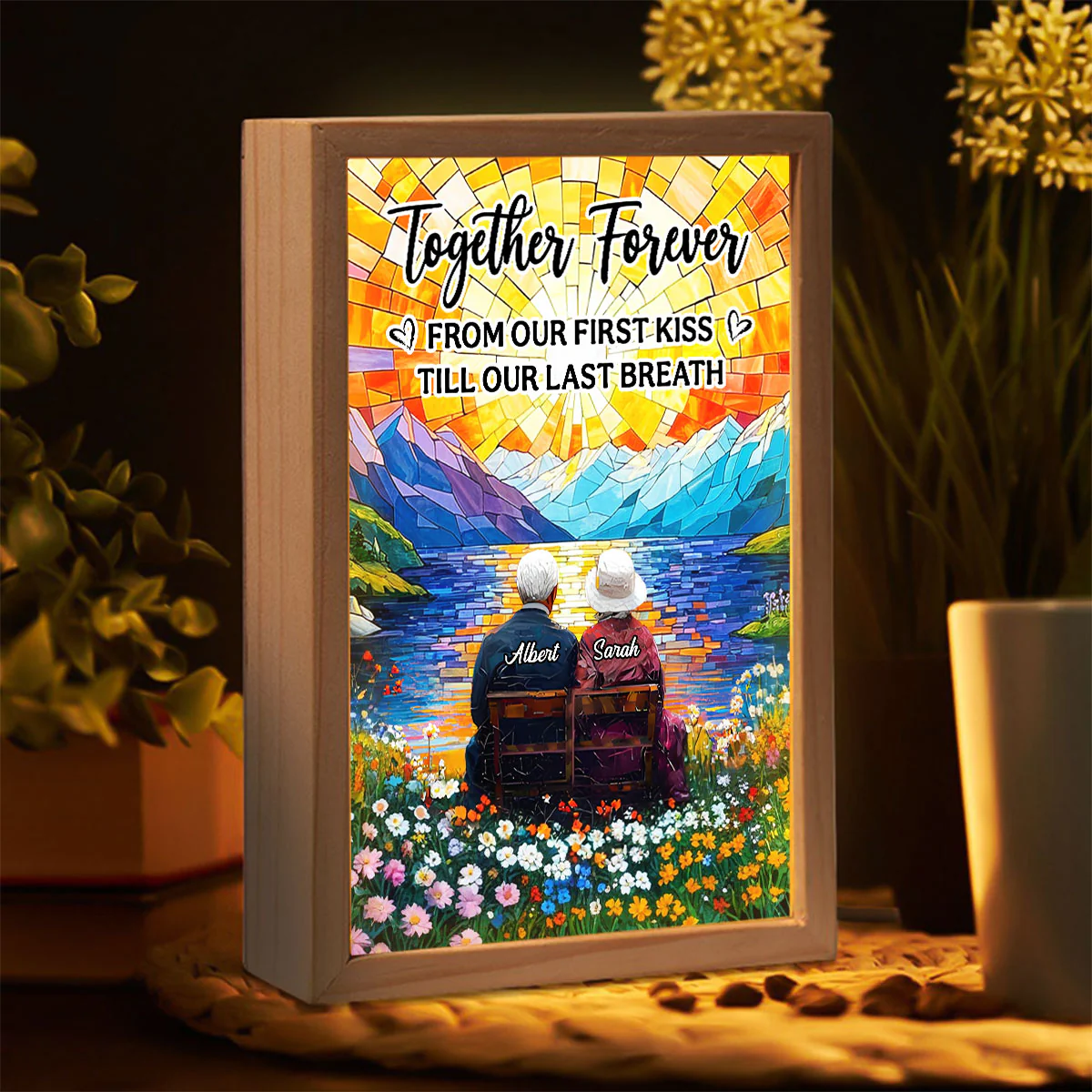 Love You Forever - Personalized Frame Light Box - Image 5