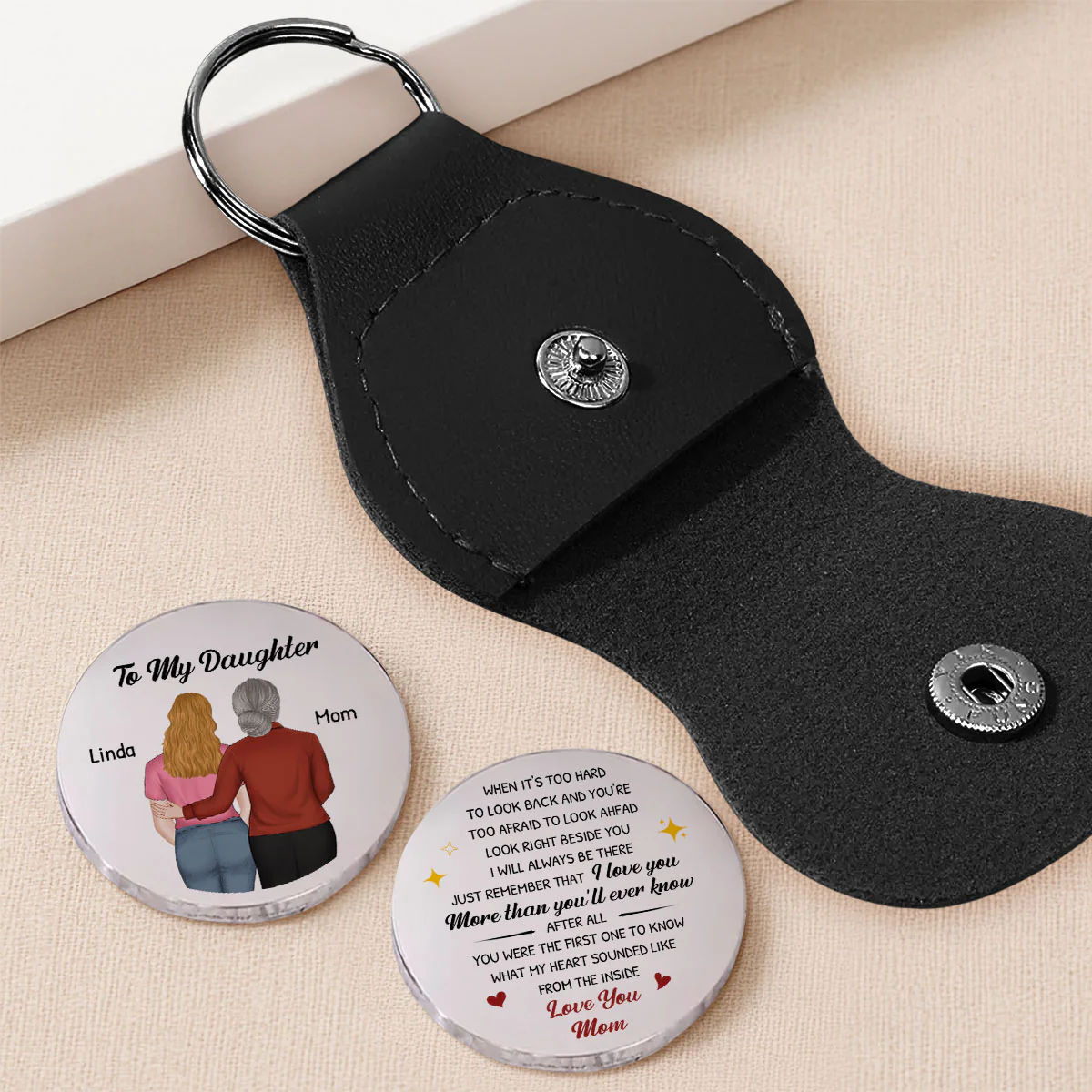 Love You More Than You Ever Know - Personalized Custom Pocket Hug - Image 3
