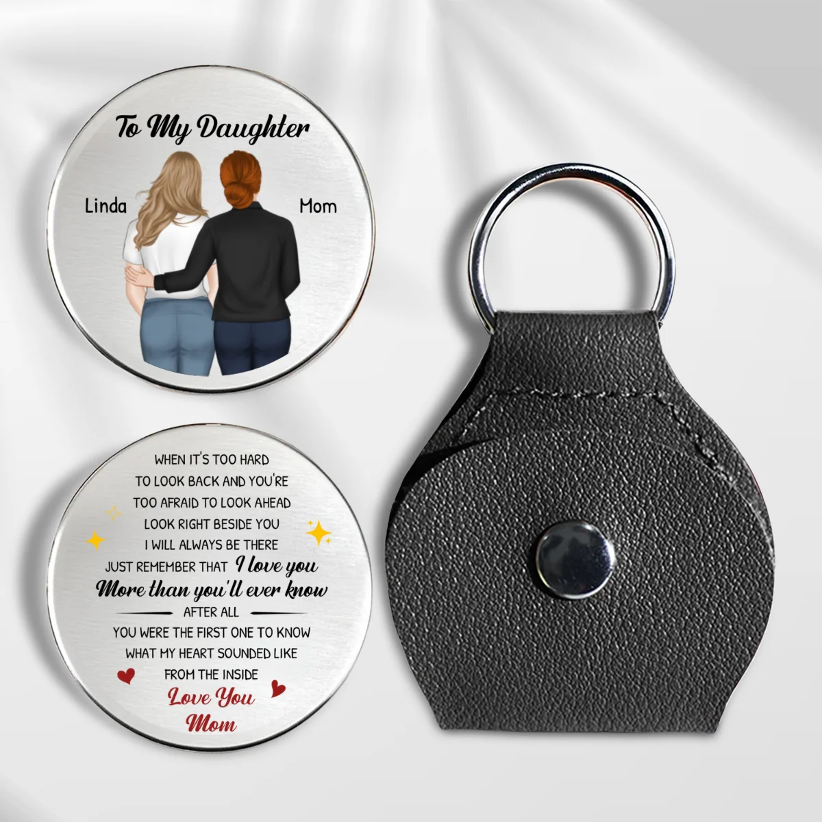 Love You More Than You Ever Know - Personalized Custom Pocket Hug - Image 7