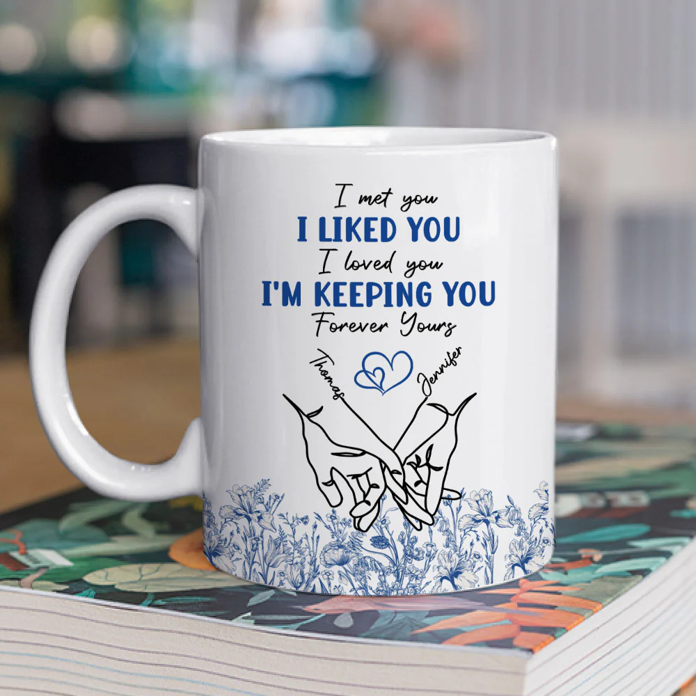 Love You - Personalized Custom Coffee Mug - Image 2