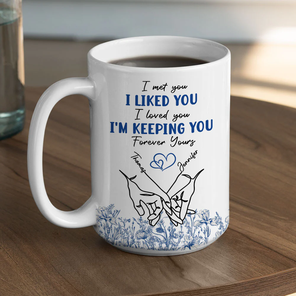 Love You - Personalized Custom Coffee Mug - Image 5