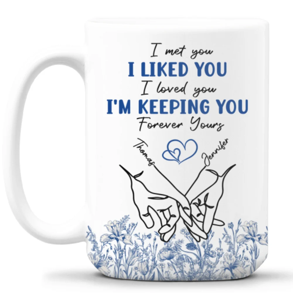 Love You - Personalized Custom Coffee Mug - Image 8