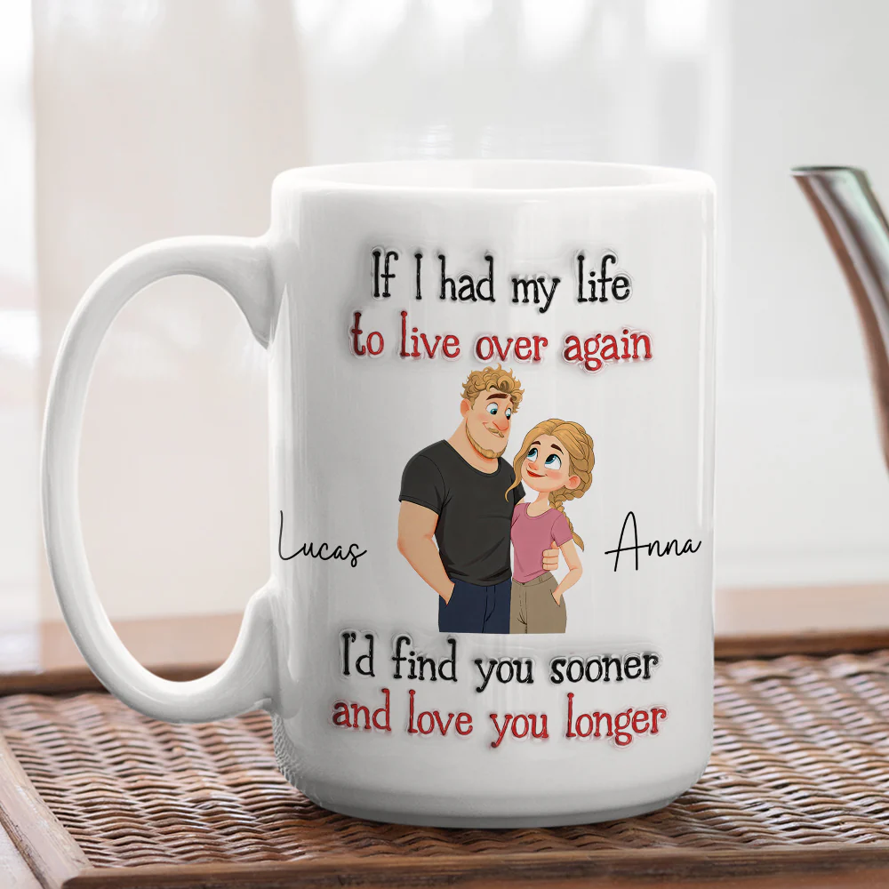 Love You So Much - Personalized Custom 3D Inflated Effect Mug - Image 5