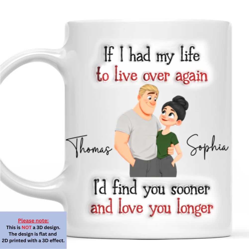 Love You So Much - Personalized Custom 3D Inflated Effect Mug - Image 7