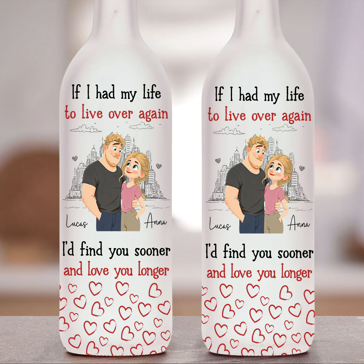 Love You So Much - Personalized Custom Bottle Lamp - Image 5