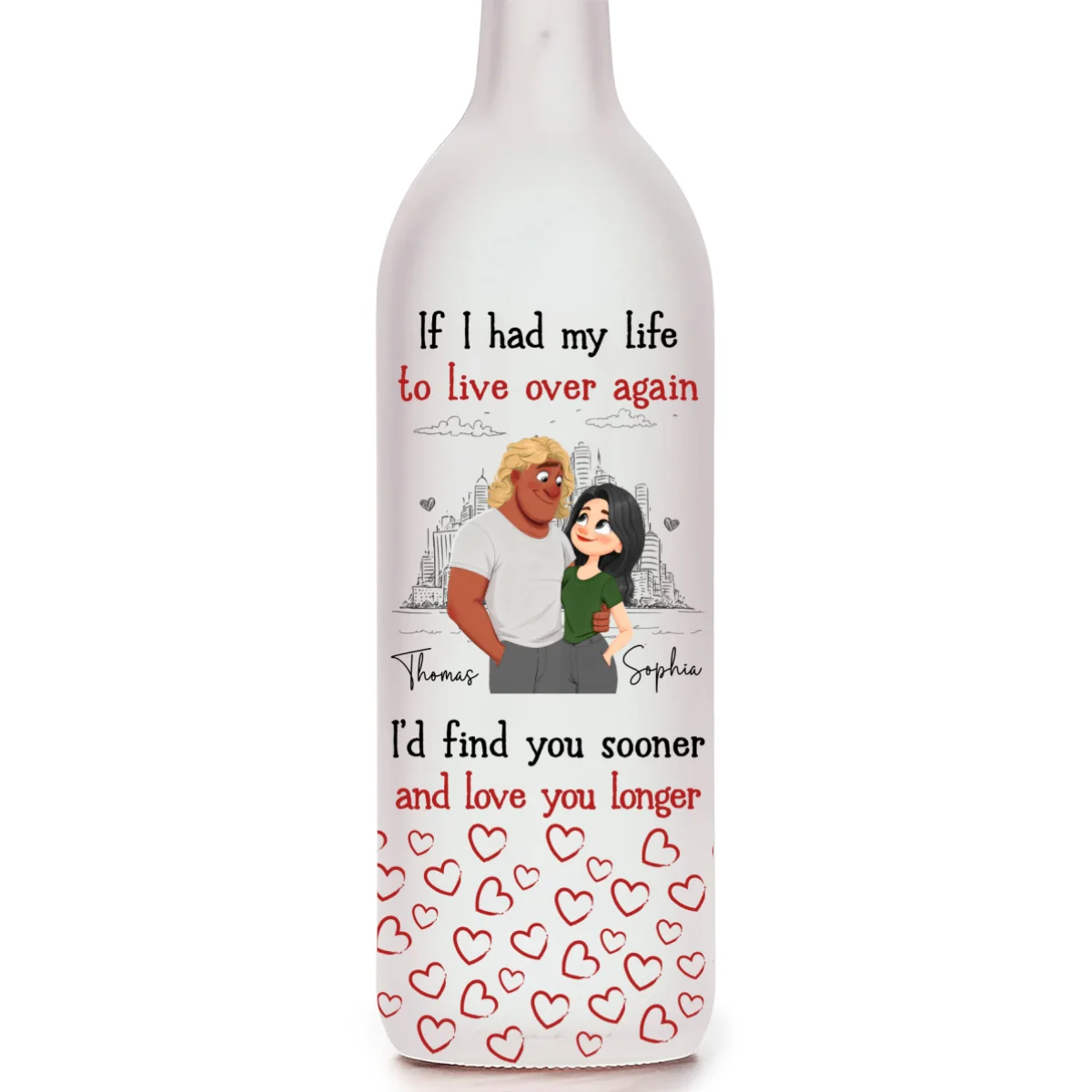 Love You So Much - Personalized Custom Bottle Lamp - Image 7
