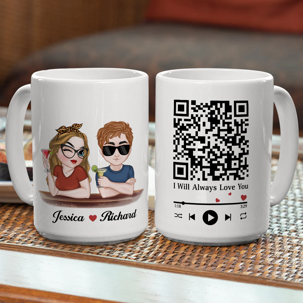 Love You So Much - Personalized Custom Coffee Mug - Image 5