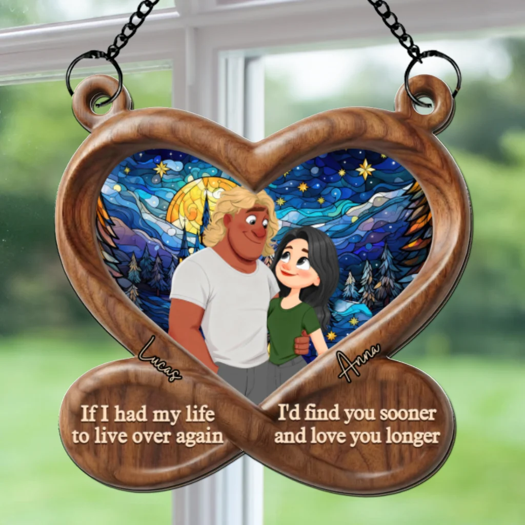 Love You So Much - Personalized Custom Suncatcher - Image 6
