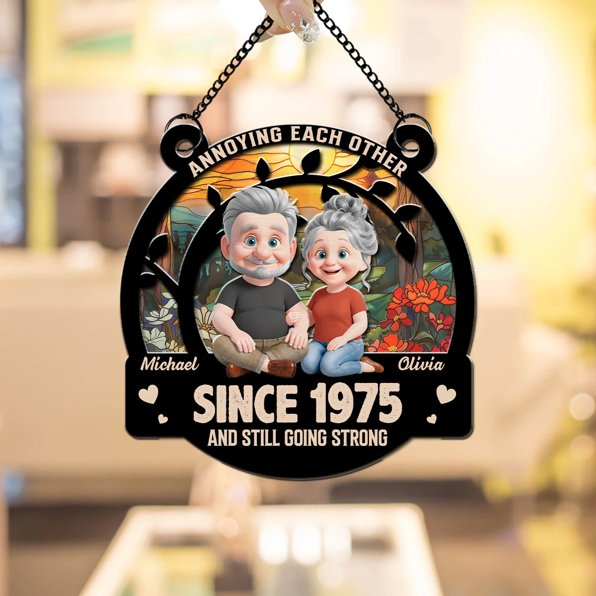 Love You Still - Personalized Custom Suncatcher - Image 3