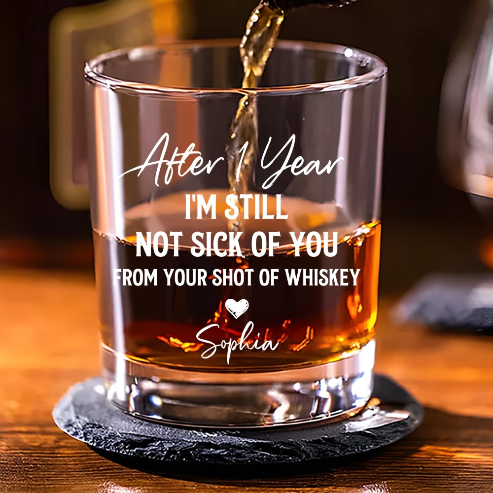 Love You Still - Personalized Custom Whiskey Glass - Image 7