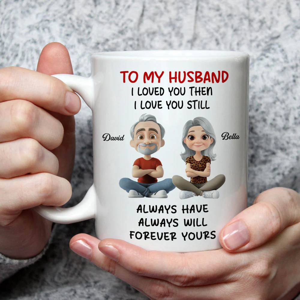 Love You Then And Still - Personalized Custom Coffee Mug - Image 3