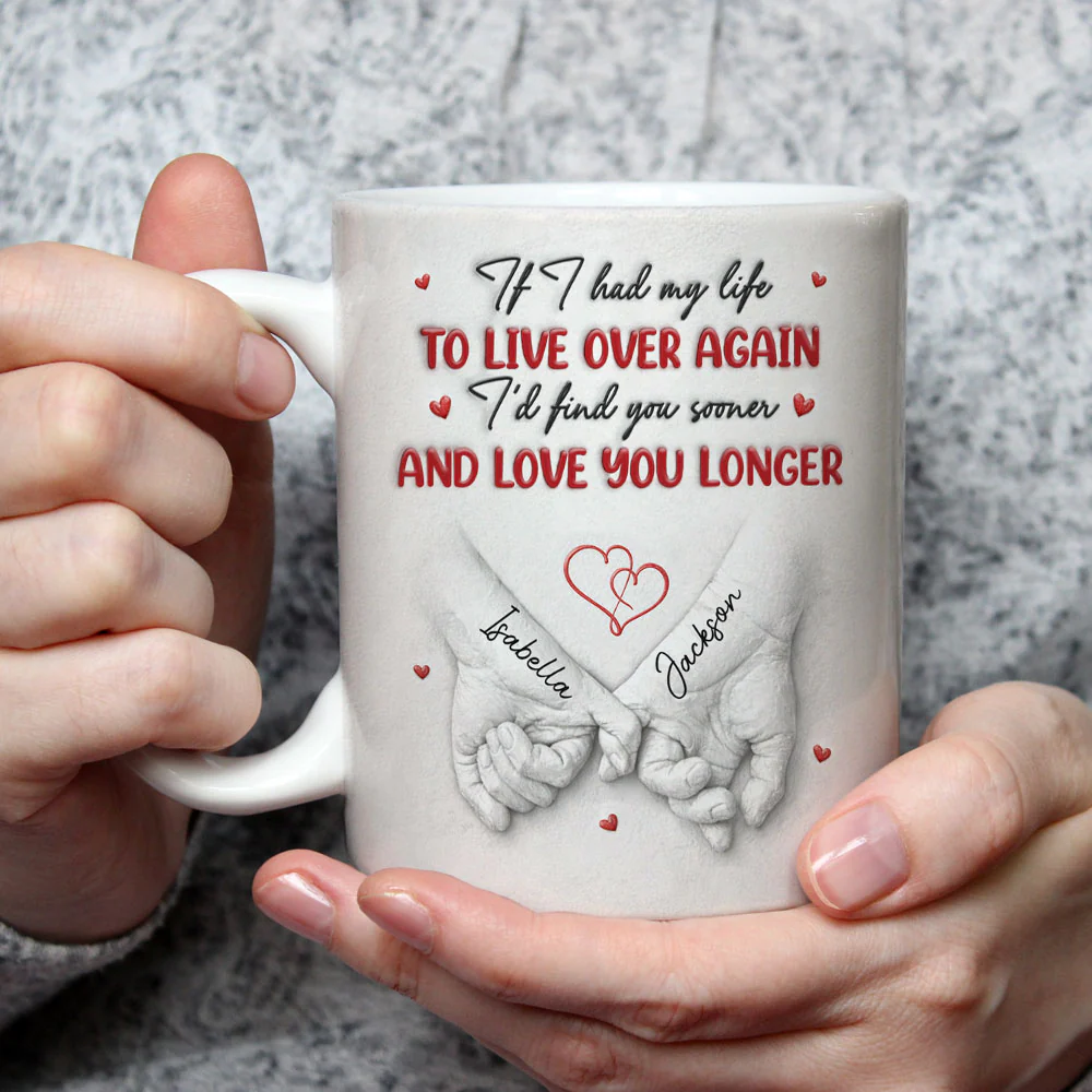 Love You Till The End - Personalized Custom Coffee Mug - Image 3