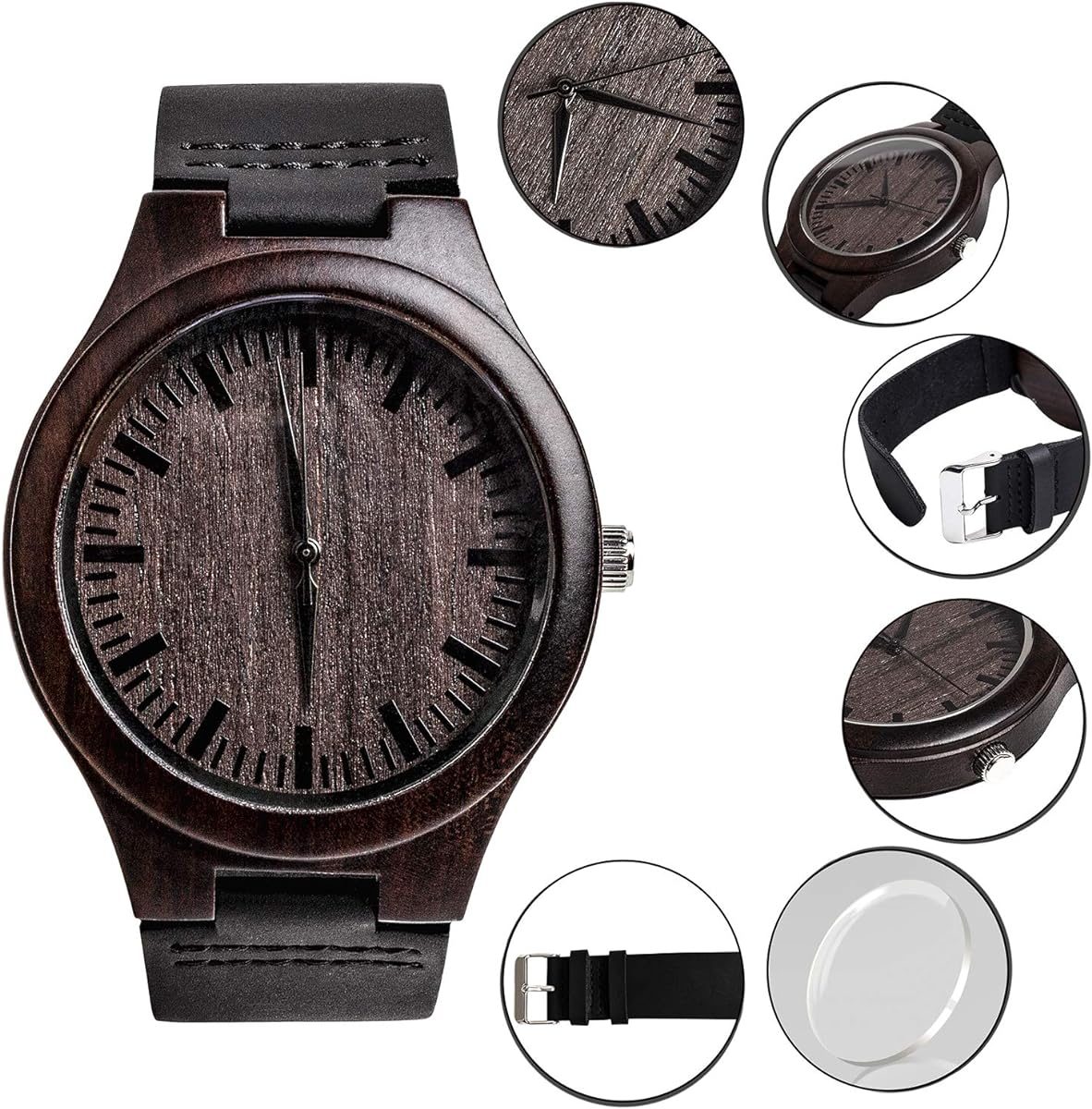 Love You Truly Through - Personalized Custom Wood Watch - Image 5