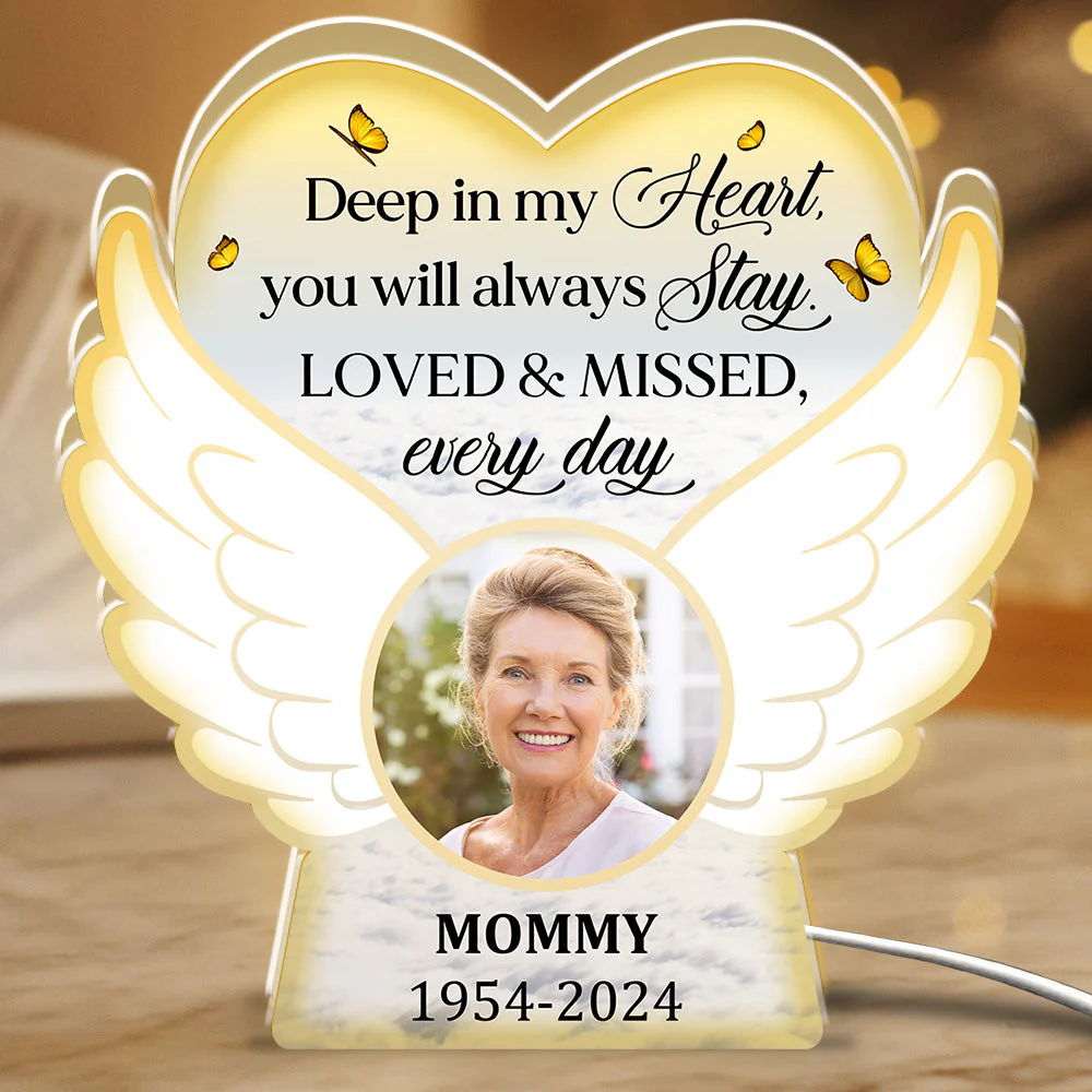 Loved And Missed Every Day  - Personalized Custom Light Box - Image 4