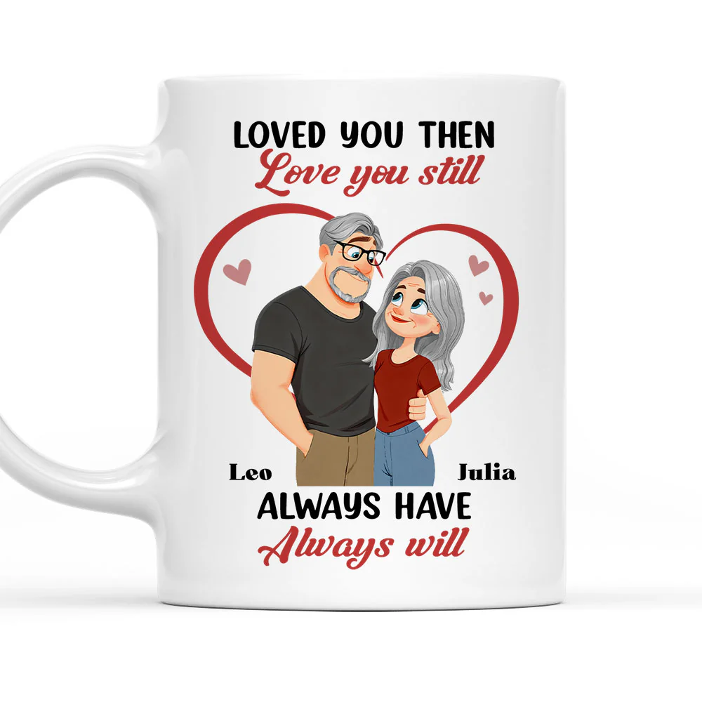 Loved You Then - Personalized Custom Coffee Mug
