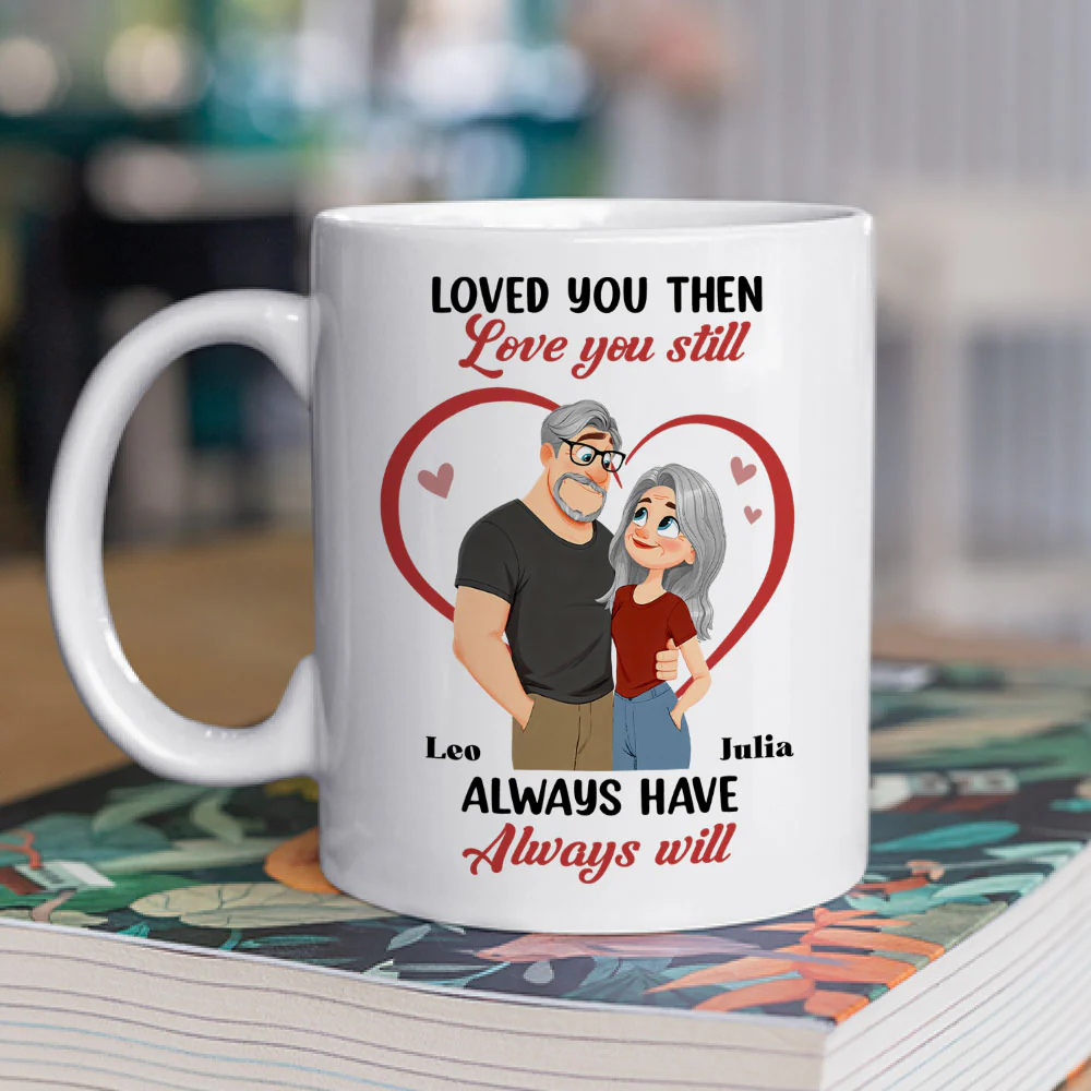 Loved You Then - Personalized Custom Coffee Mug - Image 2