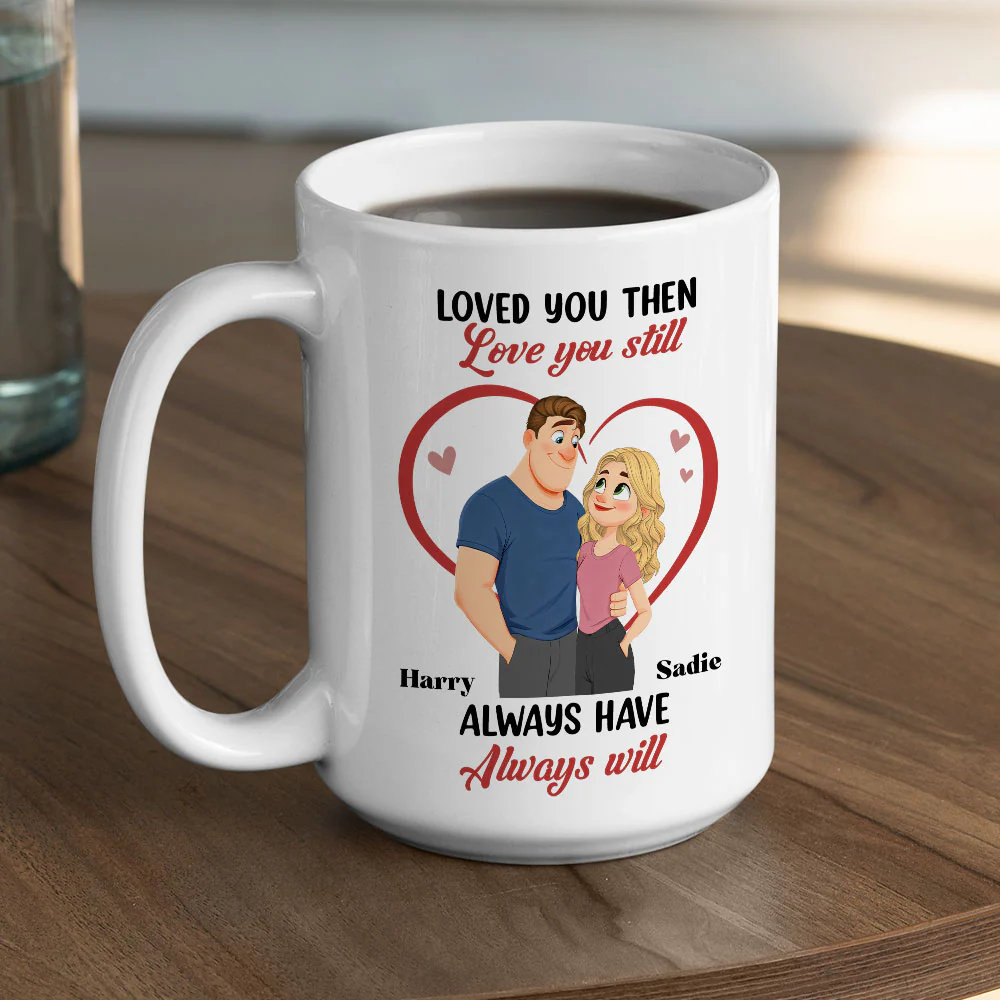 Loved You Then - Personalized Custom Coffee Mug - Image 6