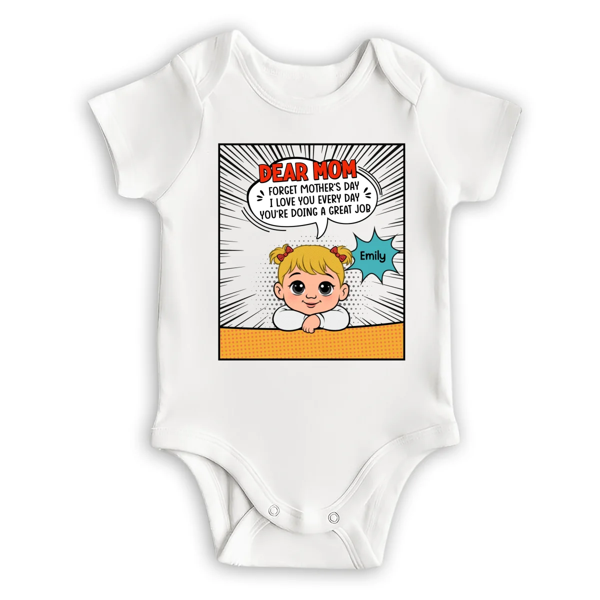 Lovely Baby - Personalized Custom Baby Onesie - Image 6
