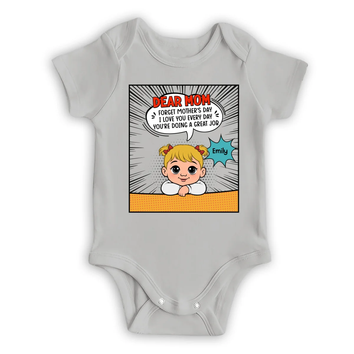 Lovely Baby - Personalized Custom Baby Onesie - Image 7
