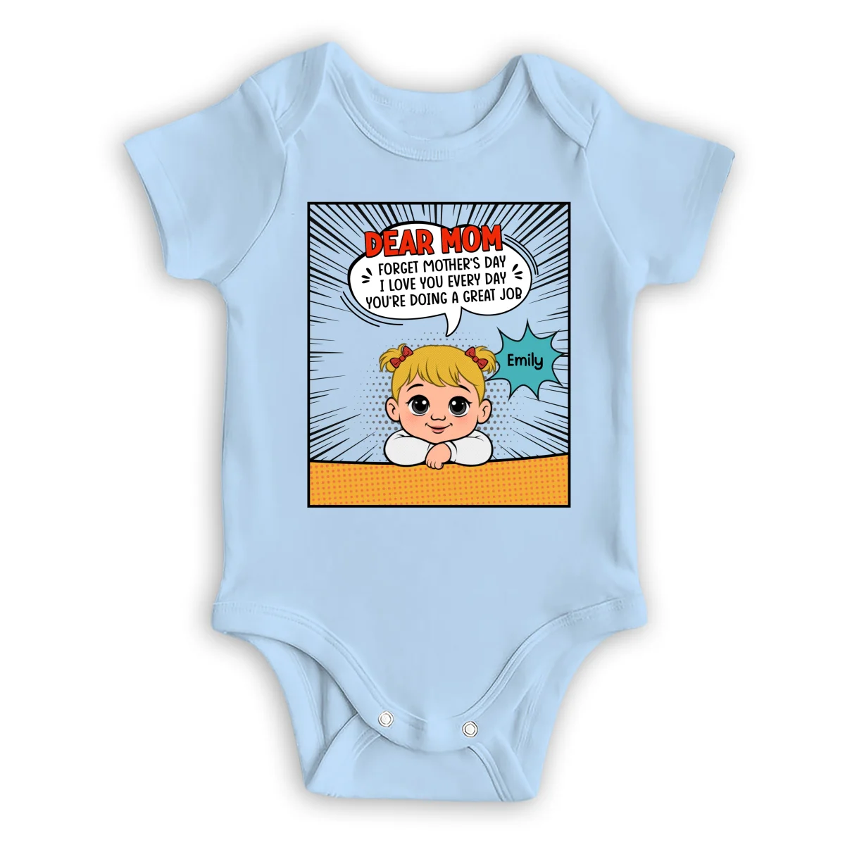 Lovely Baby - Personalized Custom Baby Onesie - Image 8
