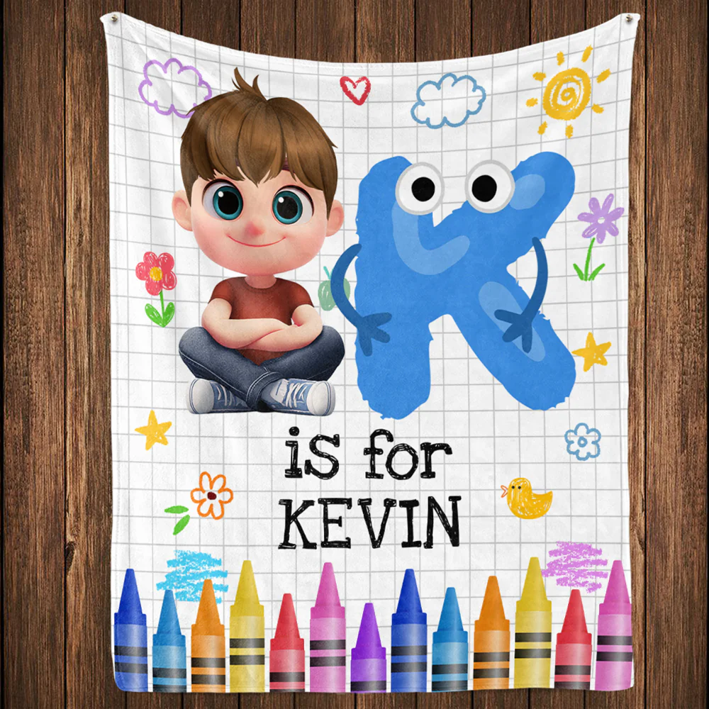 Lovely Baby - Personalized Custom Fleece Blanket - Image 3