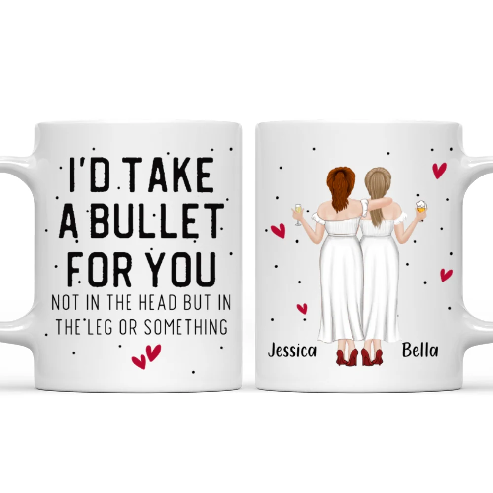 Lovely Friends - Personalized Custom Coffee Mug - Image 6