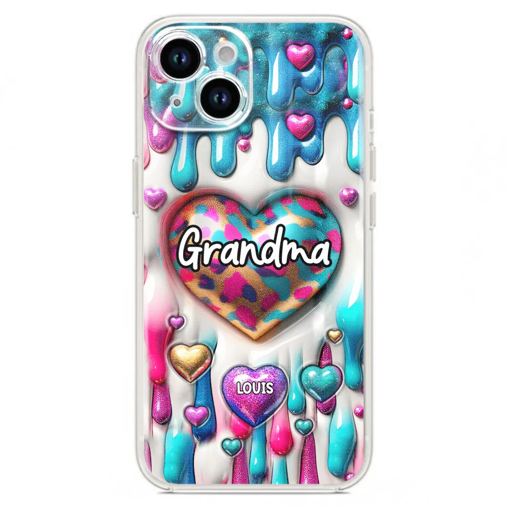 Lovely Grandkids - Personalized Custom 3D Inflated Effect Phone Case - Image 13