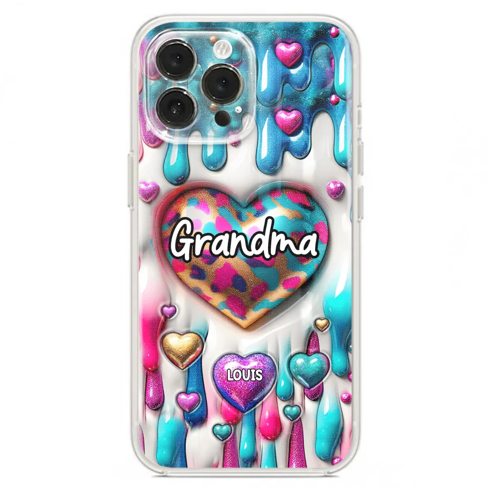 Lovely Grandkids - Personalized Custom 3D Inflated Effect Phone Case - Image 15