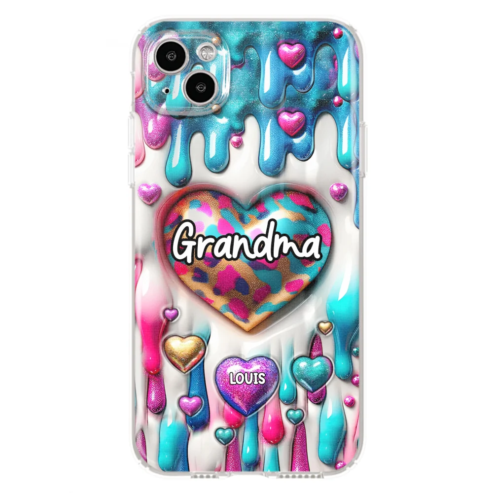 Lovely Grandkids - Personalized Custom 3D Inflated Effect Phone Case - Image 9