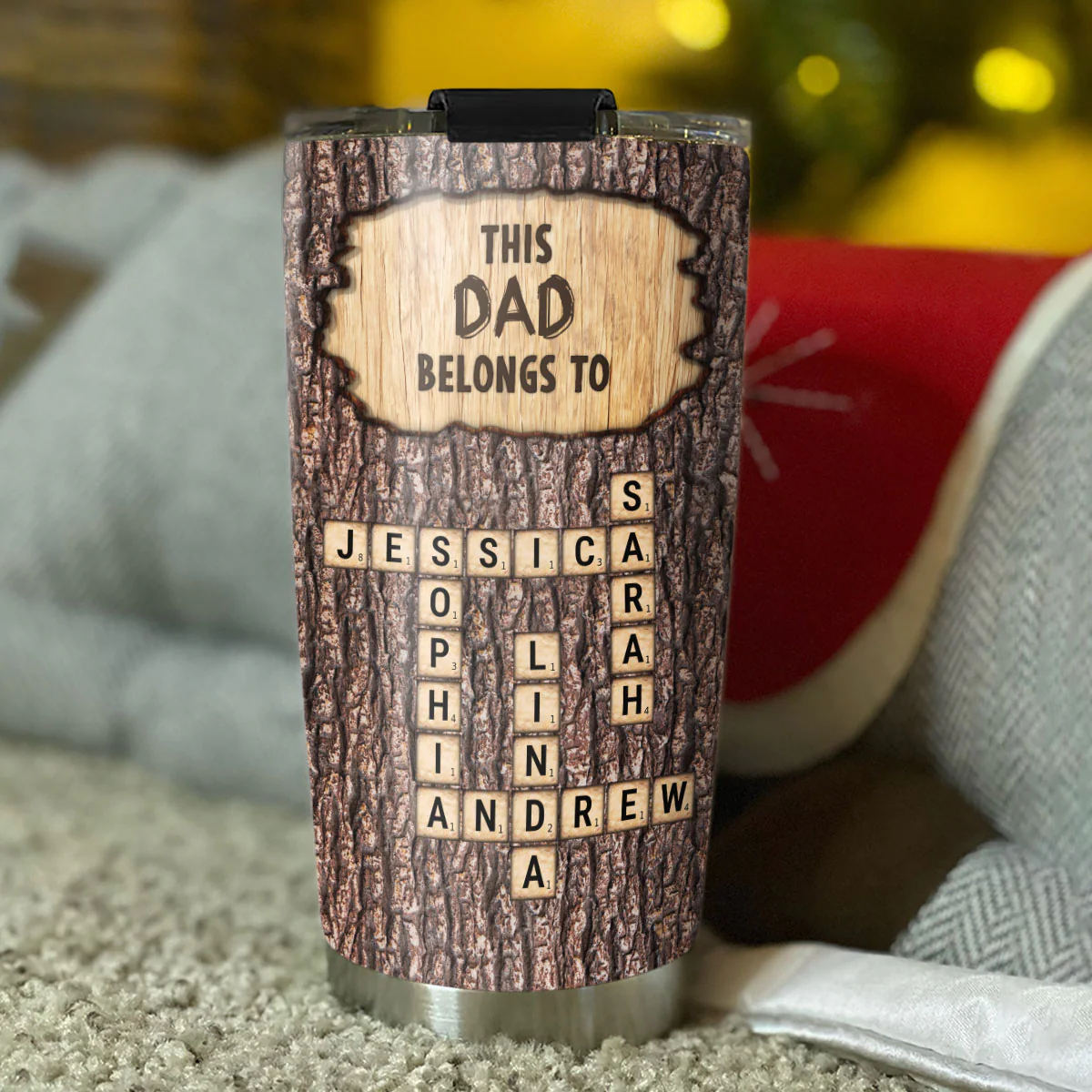 Lovely Grandkids - Personalized Custom Tumbler - Image 2