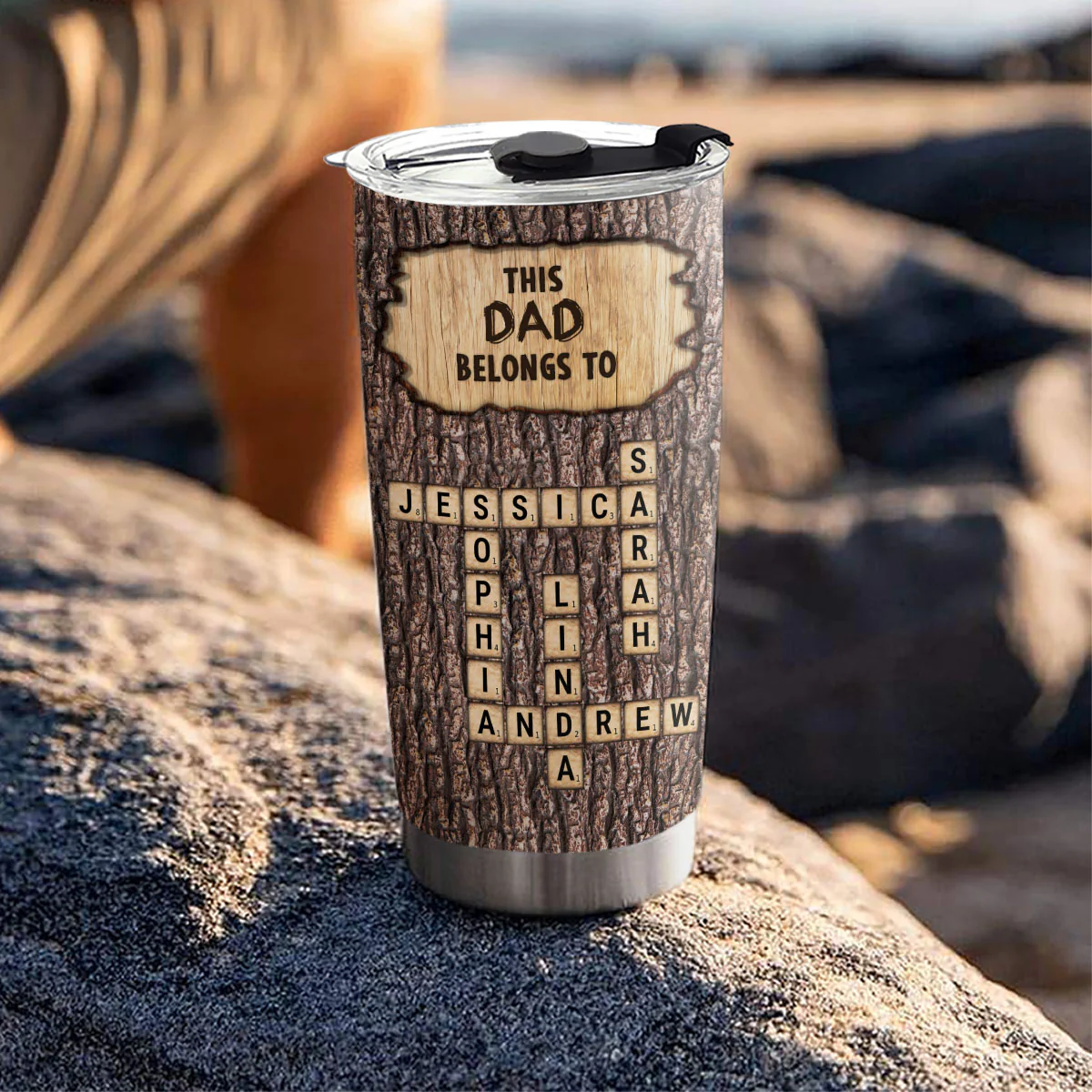 Lovely Grandkids - Personalized Custom Tumbler - Image 3