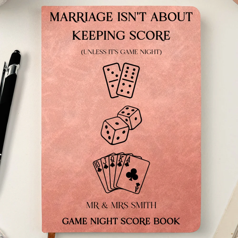 Lover Score Book - Personalized Custom Leather Journal - Image 10