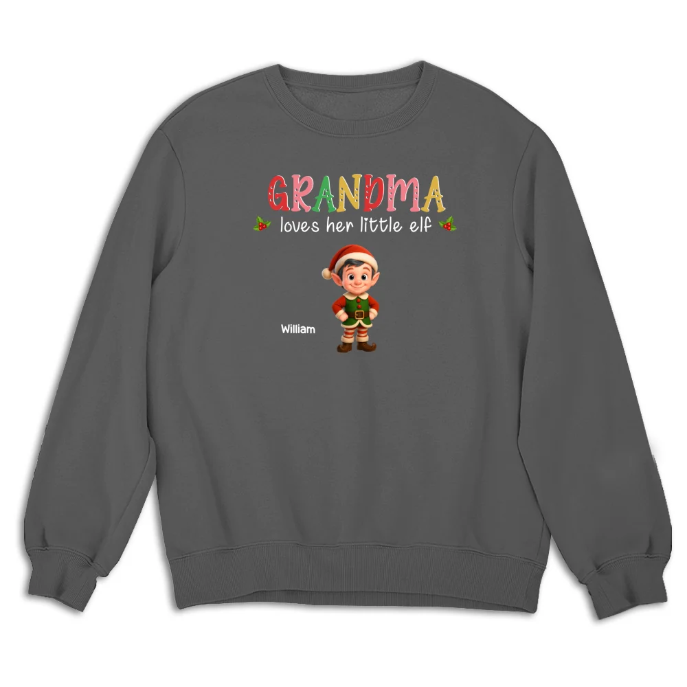 Loves Her Little Elves - Personalized Custom Shirt - Image 14