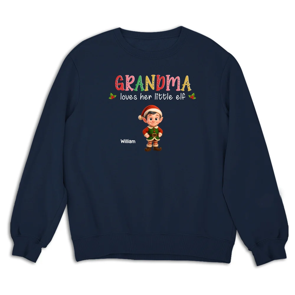 Loves Her Little Elves - Personalized Custom Shirt - Image 15