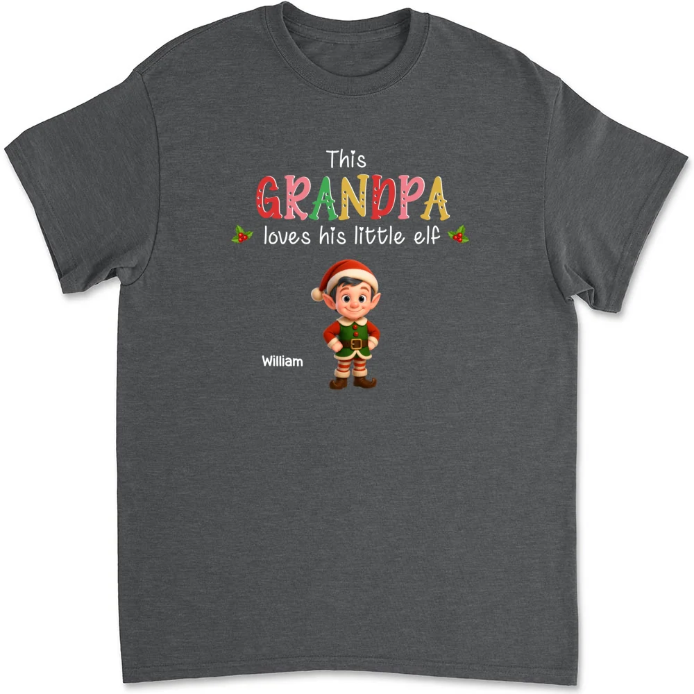Loves His Little Elves - Personalized Custom Shirt - Image 10
