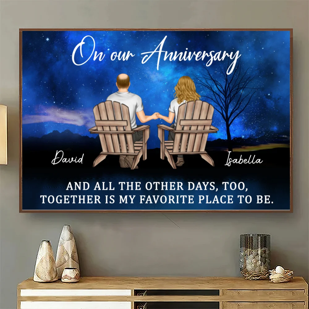 Loving You Feels Like Home - Personalized Custom Poster - Image 7