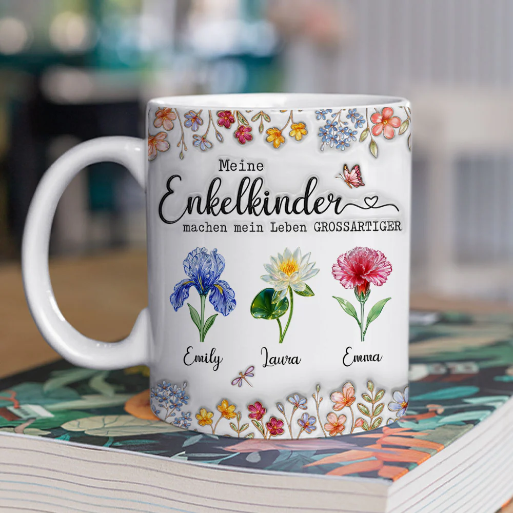 Machen Sie das Leben großartiger mit tollen Kindern – Personalisierte Tasse mit 3D-Aufpuste-Effekt - Image 2