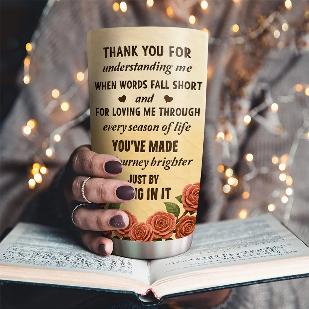 Made My Journey Brighter - Personalized Custom Tumbler - Image 2