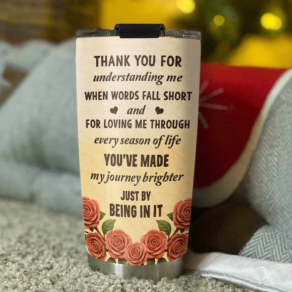 Made My Journey Brighter - Personalized Custom Tumbler - Image 3