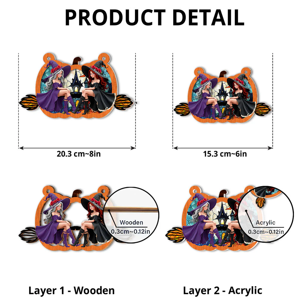 Magical Friendship - Personalized Custom Suncatcher - Image 4