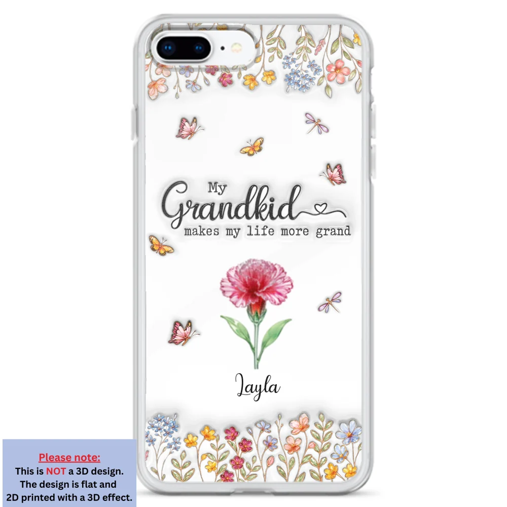 Make Life More Grand With Lovely Kids - Personalized Custom 3D Inflated Effect Phone Case - Image 6