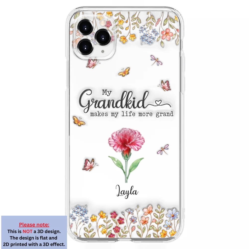 Make Life More Grand With Lovely Kids - Personalized Custom 3D Inflated Effect Phone Case - Image 8